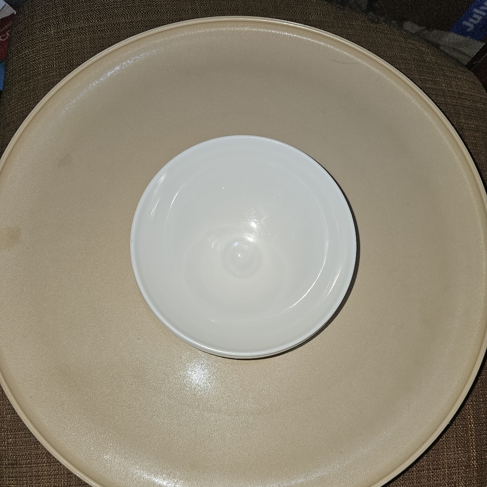 Vtg Tupperware chip/dip serving platter